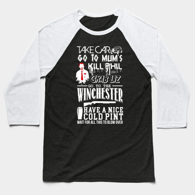 A Winchester Plan of Events Baseball T-Shirt by SolarFlare